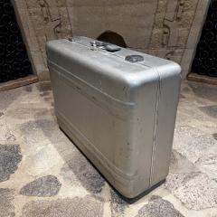 1970s Zero Halliburton Aluminum Hard Suitcase Vintage Modern Luggage - 3182073