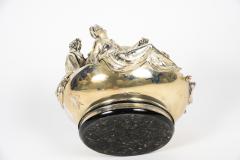 1970s sculptural Silver boxe with four women around a breast - 3035619