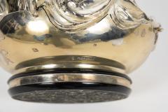 1970s sculptural Silver boxe with four women around a breast - 3035621