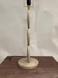 1970s three discs lampe fully covered with Shagreen - 3248639