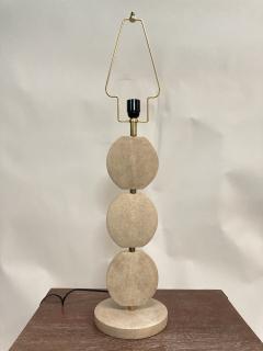 1970s three discs lampe fully covered with Shagreen - 3248640