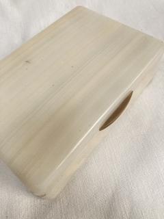 1970s white onyx boxe - 3719849