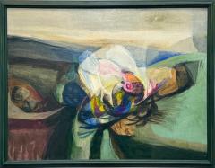 1971 Abstract Painting by Gisela Ballesteros - 4432324