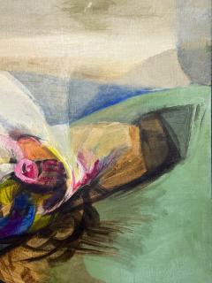 1971 Abstract Painting by Gisela Ballesteros - 4432358