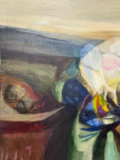 1971 Abstract Painting by Gisela Ballesteros - 4432360