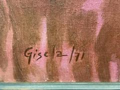 1971 Abstract Painting by Gisela Ballesteros - 4432371