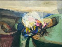 1971 Abstract Painting by Gisela Ballesteros - 4434942