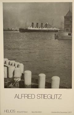 1977 Helios Gallery Alfred Stieglitz Mauretania in N Y Poster - 2203155