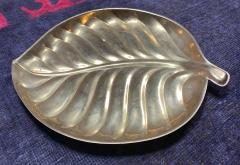 1980s Brass Leaf Center bowl - 2462455