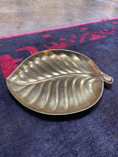 1980s Brass Leaf Center bowl - 2462461