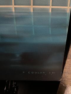 1980s Hyper realistic oil on canvas by Pierre Coulon - 4497719