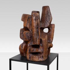 1980s Italian Abstract Wood Sculpture - 3951197