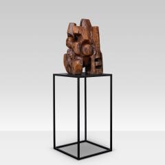 1980s Italian Abstract Wood Sculpture - 3951198