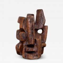 1980s Italian Abstract Wood Sculpture - 3952318