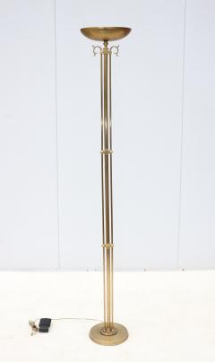 1980s Italian Torchiere Brass Floor Lamps - 4748594