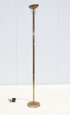 1980s Italian Torchiere Brass Floor Lamps - 4748598