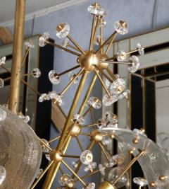 1980s Murano glass Moon Flower chandelier - 904383