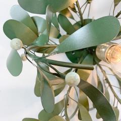 1980s Painted Mistletoe Tole Light - 3135070