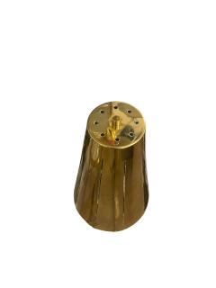 1980s Pair of brass and Murano glass wall lights - 4590953