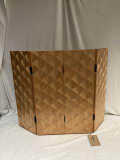 1980s Straw marquetry wind screen signed Stphn Diss - 3883302