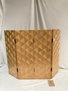 1980s Straw marquetry wind screen signed Stphn Diss - 3883305