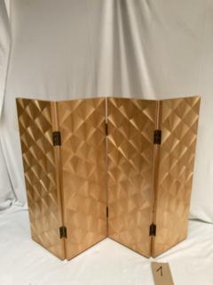 1980s Straw marquetry wind screen signed Stphn Diss - 3883307