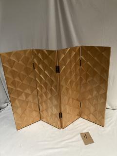 1980s Straw marquetry wind screen signed Stphn Diss - 3883308