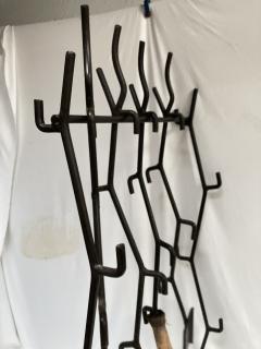 1980s brutalist set of fire place tools - 3921910