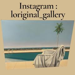 1980s hyper realist painting by Pierre Coulon - 4492837