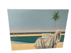 1980s hyper realist painting by Pierre Coulon - 4492838