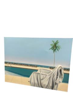 1980s hyper realist painting by Pierre Coulon - 4492845