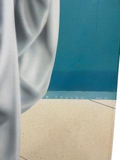 1980s hyper realist painting by Pierre Coulon - 4492846