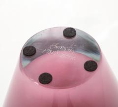 1981 Rick Bernstein Artglass Modernist Vase - 4228034