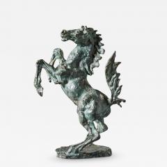 1982 Augusto Murer prancing horse bronze Italy - 3458471