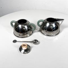 1985 Iconic Alessi Sugar Bowl Creamer designed by Michael Graves - 3134091
