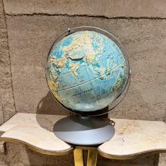 1990s Nystrom Sculptural Raised Relief World Globe - 3704387