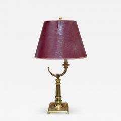 1990s Regency Style Cambridge Brass Table Lamp - 4682302
