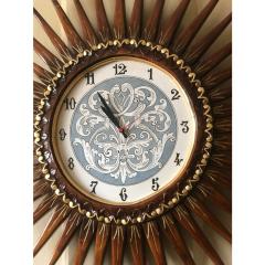 1990s Sunbeam Maple Wood Clock - 4476313