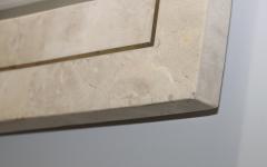 1990s Tessellated Stone Arched Wall Mirror - 4441508