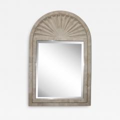 1990s Tessellated Stone Arched Wall Mirror - 4441610