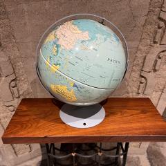 1990s WORLD GLOBE Nystrom Sculptural Relief - 3513388