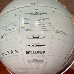 1990s WORLD GLOBE Nystrom Sculptural Relief - 3513392