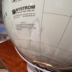 1990s WORLD GLOBE Nystrom Sculptural Relief - 3513394