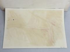 1993 Signed Abstract Expressionist Pebble Beach Mixed Media Painting - 4766411