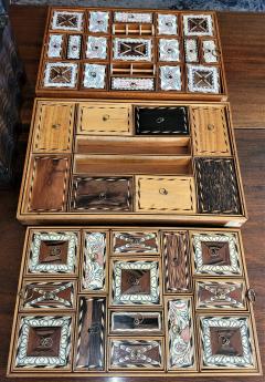 19C Anglo Ceylonese Sewing Box of Museum Quality - 2238444