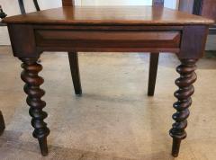 19C English Rococo Revival Ecclesiastical Oak Hall Chair - 4210555