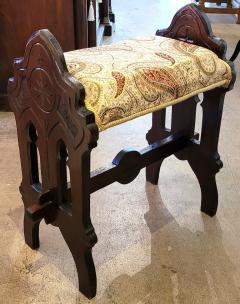 19C French Gothic Revival Bench Stool - 3506635