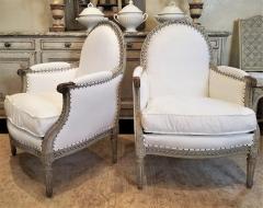 19TH C LOUIS XVI BERGERES PAIR - 4627378