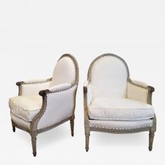 19TH C LOUIS XVI BERGERES PAIR - 4627424