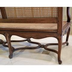 19TH C REGENCE CANED SETTEE - 792542